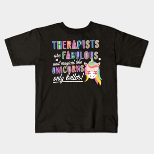 Therapists are like Unicorns Gift Idea Kids T-Shirt